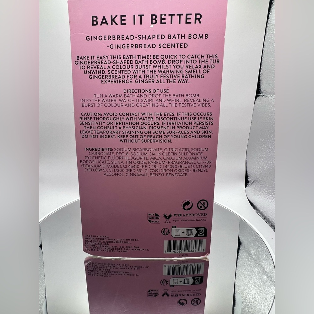 Brand New INC.REDIBLE Gingerbread Bath Bomb - Picture 2 of 16